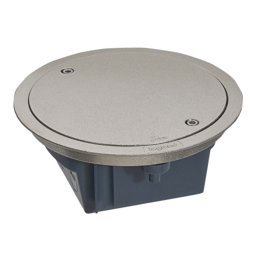 Напольная коробка круглая IP 66 со съемной крышкой 4 модуля нержавеющая сталь | 088061 | Legrand