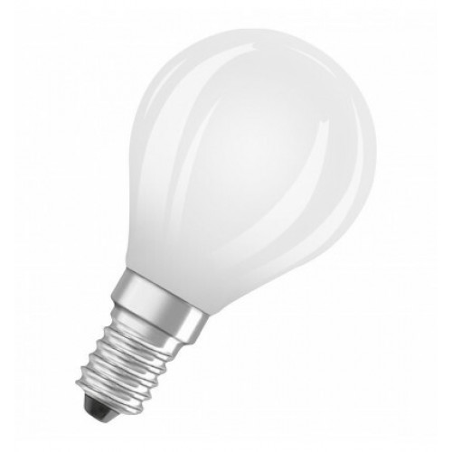 Лампа светодиодная LEDPCLP40D 5W/827 230VGLFR E14 10X1 | 4058075439351 | OSRAM
