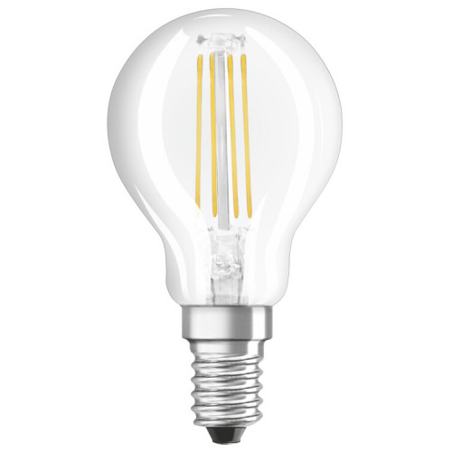 Лампа светодиодная филаментная LED Star Р 4,5W/865 230V FIL E14 10X1 | 4058118166602 | OSRAM