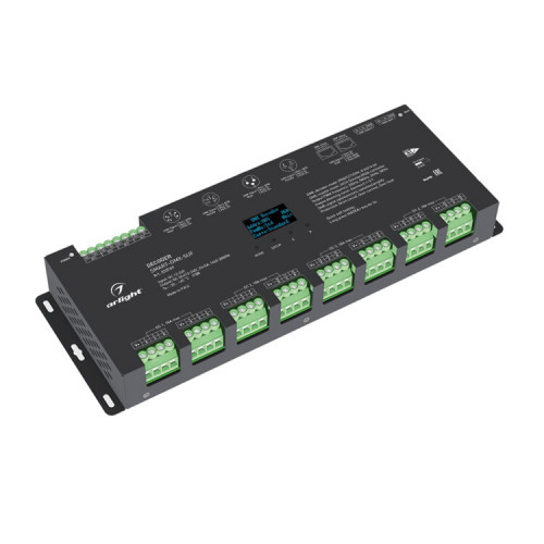 Декодер SMART-DMX-SUF (12-24V, 24x5A, XLR3, RJ45) (arlight, IP20 Металл, 5 лет) | 033769 | Arlight