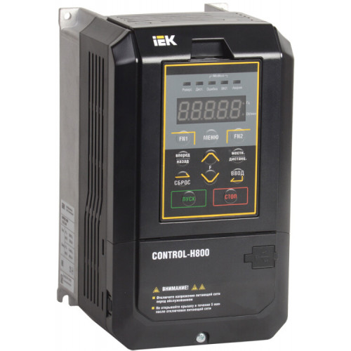 Преобразователь частоты CONTROL-H800 380В, 3Ф 7,5-11 kW | CNT-H800D33FV075-11TE | IEK