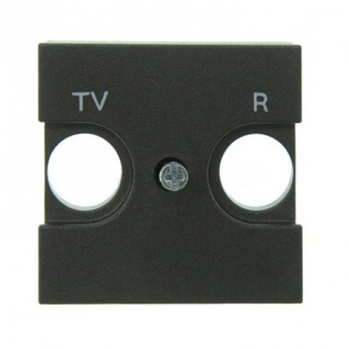 ABB Zenit Антрацит Накладка для TV-R розетки, (2 мод) | N2250.8 AN | 2CLA225080N1801 | ABB