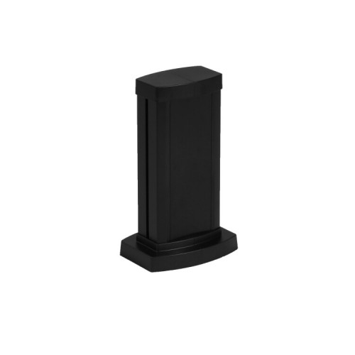 Универсальная мини-колонна алюминиевая с крышкой из алюминия 1 секция, высота 0,3 метра, цвет черный | 653102 | Legrand