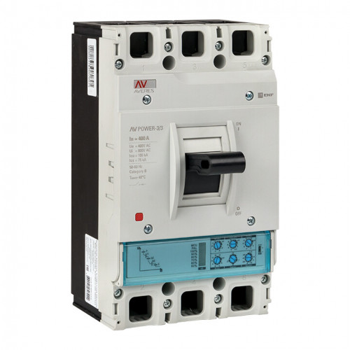 Автоматический выключатель AV POWER-3/3 400А 100kA ETU2.0 AVERES | mccb-33-400H-2.0-av | EKF