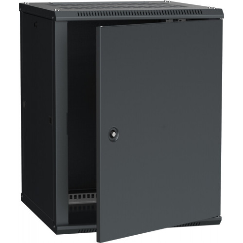 Шкаф LINEA W 15U 600x600 мм дверь металл, RAL9005 | LWR5-15U66-MF | ITK