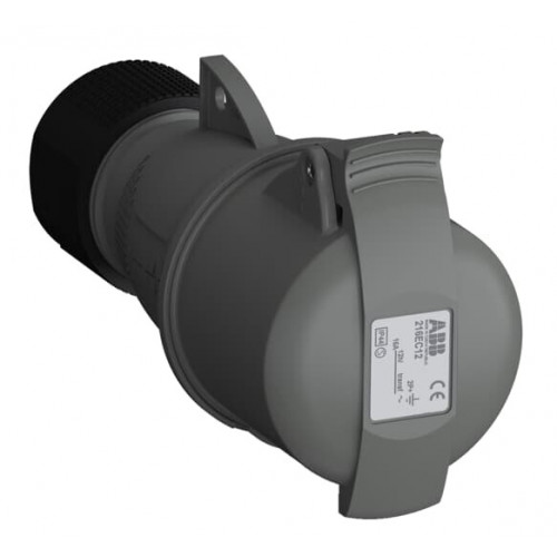 Розетка кабельная Easy&Safe 216EC12,16А,2P+E,IP44,12ч|2CMA102006R1000| ABB