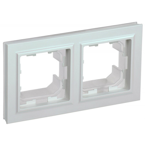BRITE Рамка 2-мест. IP44 РУ-2-БрЖ-44 жемчуг | BR-M22-44-K36 | IEK