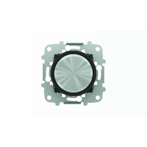 Механизм электронного поворотного светорегулятора для LED, 2 - 100 Вт, серия SKY Moon, кольцо чёрное стекло|2CLA866020A1501| ABB