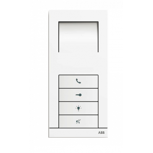 Абонентское устройство, аудио, 4 клавиши, белое | 2TMA020020W0064 | ABB