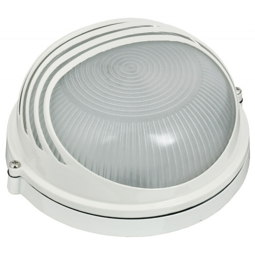Светильник для ЖКХ НПП 1307 60Вт Е27 IP54 белый/круг ресничка | LNPP0-1307-1-060-K01 | IEK