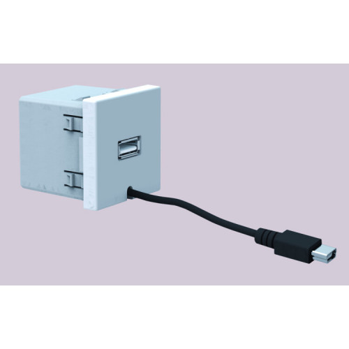 Simon Connect Зарядное устройство USB, К45, кабель micro-USB, Uпост = 5 В, графит | K126A-14 | Simon
