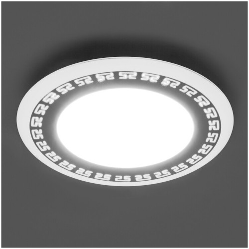 Светильник светодиодный встраиваемый декоративный AL2440, 16W, 1280 Lm, 4000К и подсветка 4000К, белый | 29599 | FERON