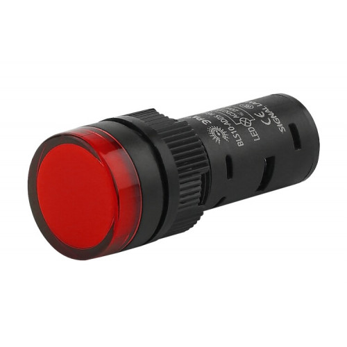 Лампа AD16DS(LED)матрица d16мм красный 230В AC (20/1000/40000) | Б0045616 | ЭРА