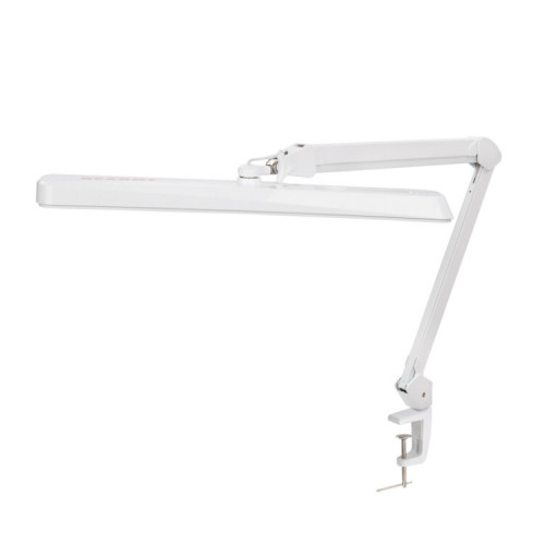 Лампа настольная бестеневая на струбцине ECO light, 324 SMD LED с диммером, теплый/холодный цвет свечения, белая | 31-0410 | Rexant