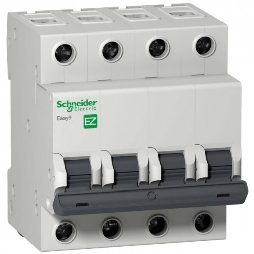 Выключатель автоматический четырехполюсный EASY 9 10А C 4,5кА | EZ9F34410 | Schneider Electric