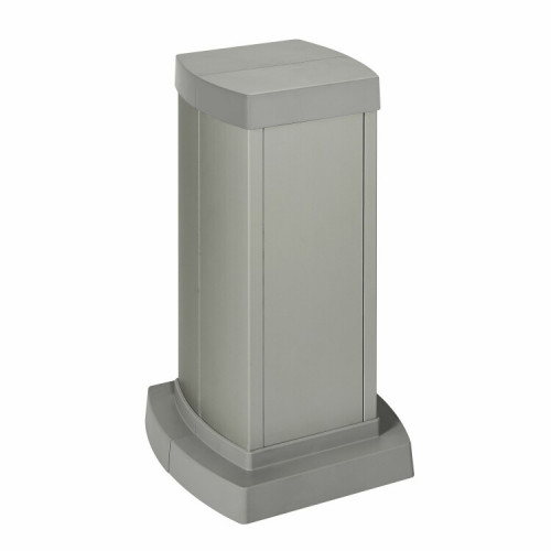 Универсальная мини-колонна алюминиевая с крышкой из алюминия 2 секции, высота 0,3 метра, цвет алюминий | 653121 | Legrand