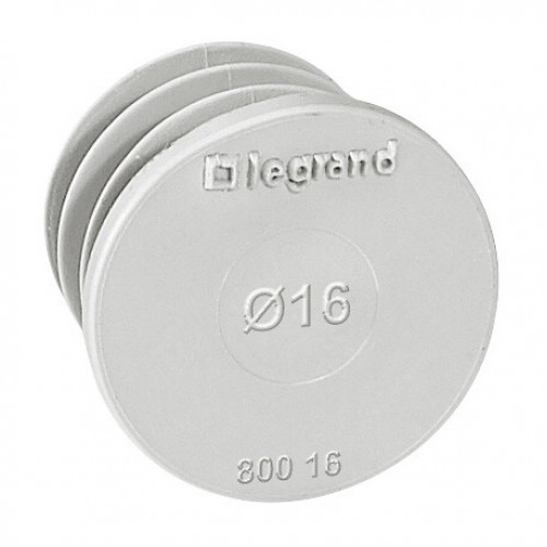 Заглушка - для энергосберегающей встариваемой коробки Batibox - 16 мм | 080016 | Legrand