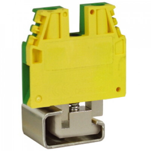 TEC.6/D, зажим для заземления желт.зелен 6 кв.мм | ZTE120 | DKC