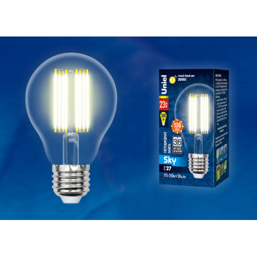 Лампа светодиодная LED-A70-23W/3000K/E27/CL PLS02WH LED. 