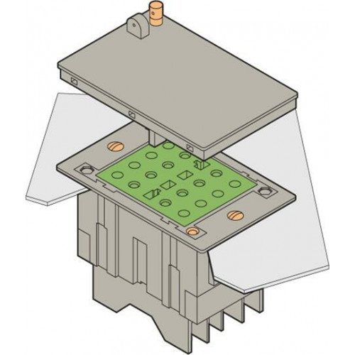 Блок CC-E-VA-6-6 Клеммный для токовых цепей, контакт до разрыв а, монтаж в панель, зажим под болт | 1SNA166625R2000 | TE