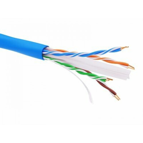 Информационный кабель неэкранированный U/UTP 4х2 CAT6, LSZH, синий | RN6UULS3BL | DKC