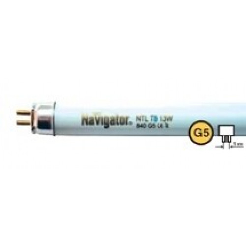 Лампа линейная люминесцентная ЛЛ 6Вт Т5 G5 860 NTL-T5-06-860-G5 | 94117 | Navigator