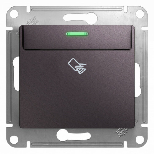 Glossa Сиреневый туман Выключатель карточный, сх.6, 10AX | GSL001469 | Schneider Electric