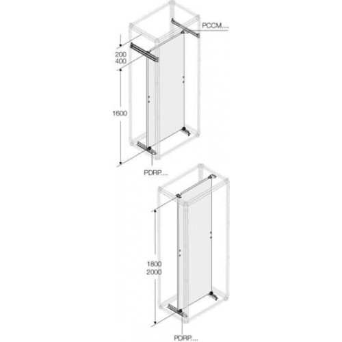 Плата монтажная H=1600мм W=400мм|1STQ001965B0000 | ABB