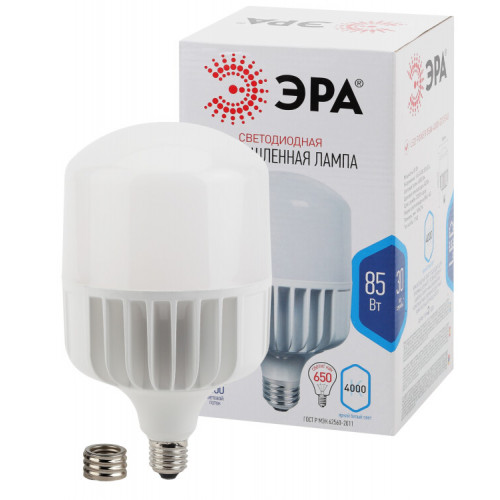 Лампа светодиодная LED POWER T140-85W-4000-E27/E40 (диод, колокол, 85Вт, нейтр, E27/E40) | Б0032087 | ЭРА