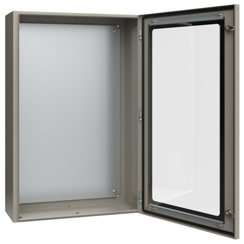 Щит с монтажной панелью ЩМП-5-0 IP54 У2 с прозрачной дверцей (1000х650х285мм) | YKM11-05-54-1 | IEK