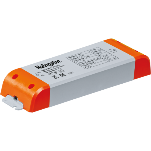 Драйвер для светодиодной ленты LED ND-P30-IP20-12V 30Вт 12В IP20 | 71461 | Navigator