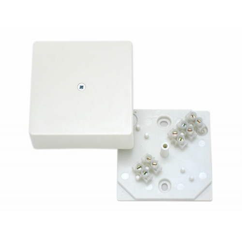 Коробка распределительная 75х75х30 с клеммником, белая | КРК2702 | HEGEL