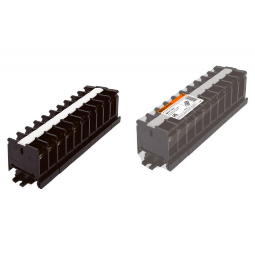 Блок зажимов наборный БЗН 60А на DIN-рейку 10 пар | SQ0531-0205 | TDM