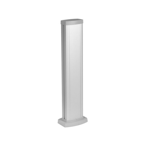 Универсальная мини-колонна алюминиевая с крышкой из алюминия 1 секция, высота 0,68 метра, цвет алюминий | 653104 | Legrand