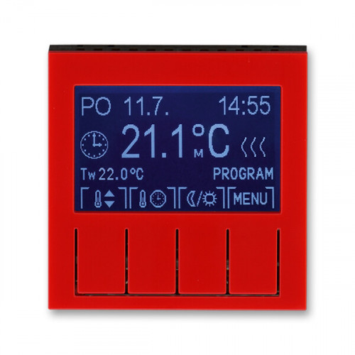 ABB Levit Красный / дымчатый чёрный Терморегулятор универсальный программируемый | 3292H-A10301 65 | 2CHH911031A4065 | ABB