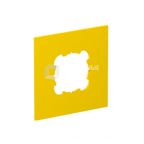 Накладка блока питания VH для монтажа устройств, 95x95 мм (желтый) (VH-P2) | 6109834 | OBO Bettermann