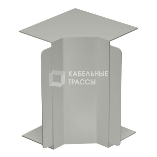 Крышка внутреннего угла кабельного канала WDK 80x210 мм (ПВХ,серый) (WDK HI80210GR) | 6024475 | OBO Bettermann