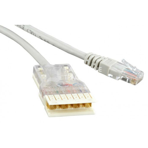 Патч-корд PC-110-RJ45-1P-CX-1M-LSZH-GY 110 тип-RJ45, 1 пара, LSZH, 1 м, серый | 229893 | Hyperline