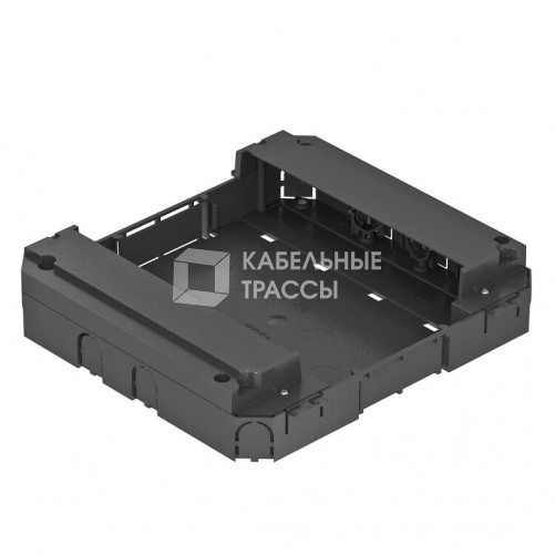 Монтажная коробка MT45V0 для лючков и кассетных рамок номинального размера 9/R9 (полиамид,черный) (MT45V 0) | 7408698 | OBO Bettermann