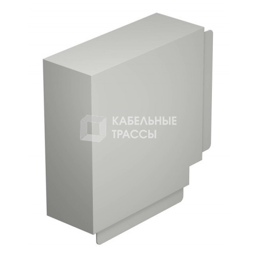 Крышка плоского угла кабельного канала WDK 100x230 мм (ПВХ,светло-серый) (WDK HF100230LGR) | 6183573 | OBO Bettermann