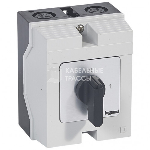 Переключатель - положение вкл/откл - PR 17 - 2П - 2 контакта - в коробке 96x120 мм | 027716 | Legrand