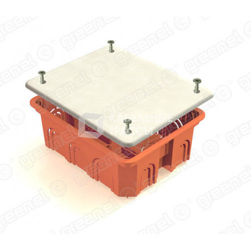 Коробка распределительная с/у 120х92х45мм для кирпичных стен (98шт) | GE41008 | GREENEL