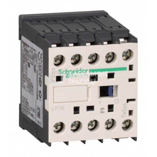 КОНТАКТОР K 3P, 6 А,НЗ, 24V DС | LP1K06015BD | Schneider Electric