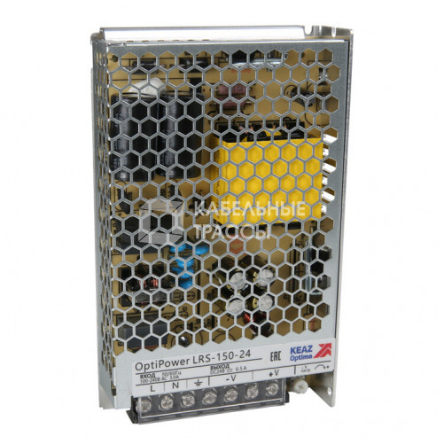 Блок питания панельный OptiPower LRS 150-24 6.5A | 328883 | КЭАЗ