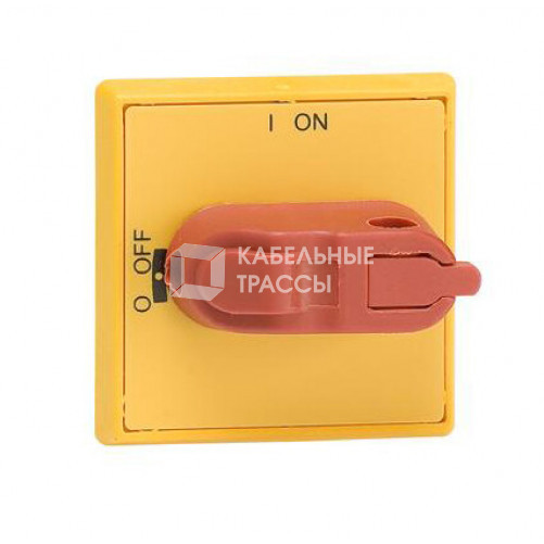 Ручка управления OHYS3AH (желто-красная) выносная для рубильников ОТ16..125F | 1SCA105325R1001 | ABB
