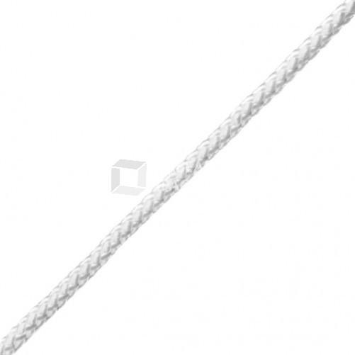 Шнур плетеный ПП 6 мм эргономичный, 16-пряд, белый, 20 м | 140343 | Tech-KREP