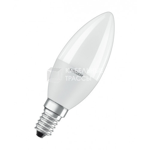 Лампа светодиодная LED STAR Classic B 8Вт, матовая колба, Е27 LSCLB75 8W/830 230V E27 10X1 RU | 4058075210745 | Osram