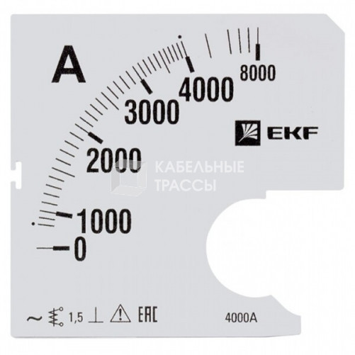 Шкала сменная для A961 4000/5А-1,5 EKF PROxima | s-a961-4000 | EKF