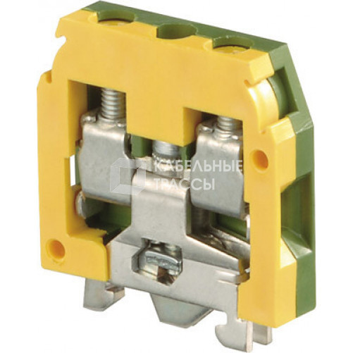 Клемма DR4/6.P винт 4мм.кв., мини, DIN2 | 1SNA160496R2600 | TE