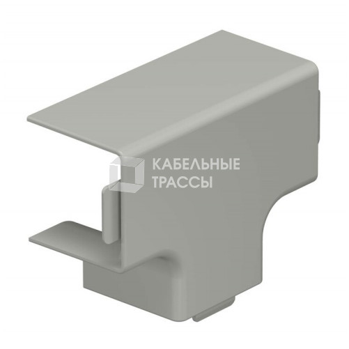 Крышка T-образной секции кабельного канала WDK 30x30 мм (ПВХ,серый) (WDK HT30030GR) | 6158536 | OBO Bettermann